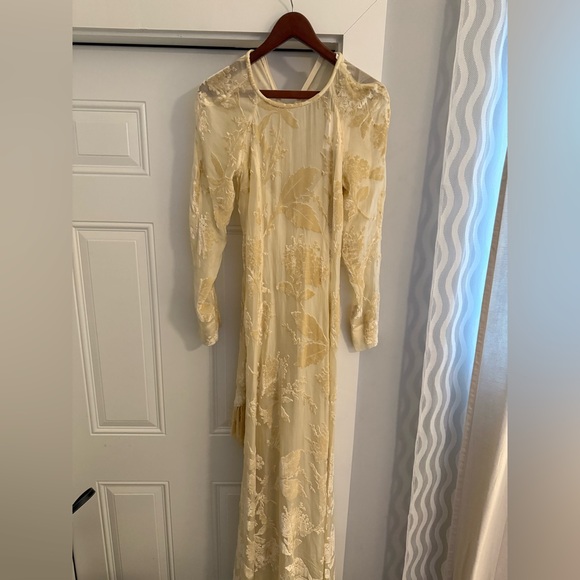 Zimmermann Burnout Sheath long sleeve Dress - Picture 1 of 11
